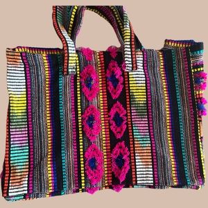 NWOT Large colorful tote.